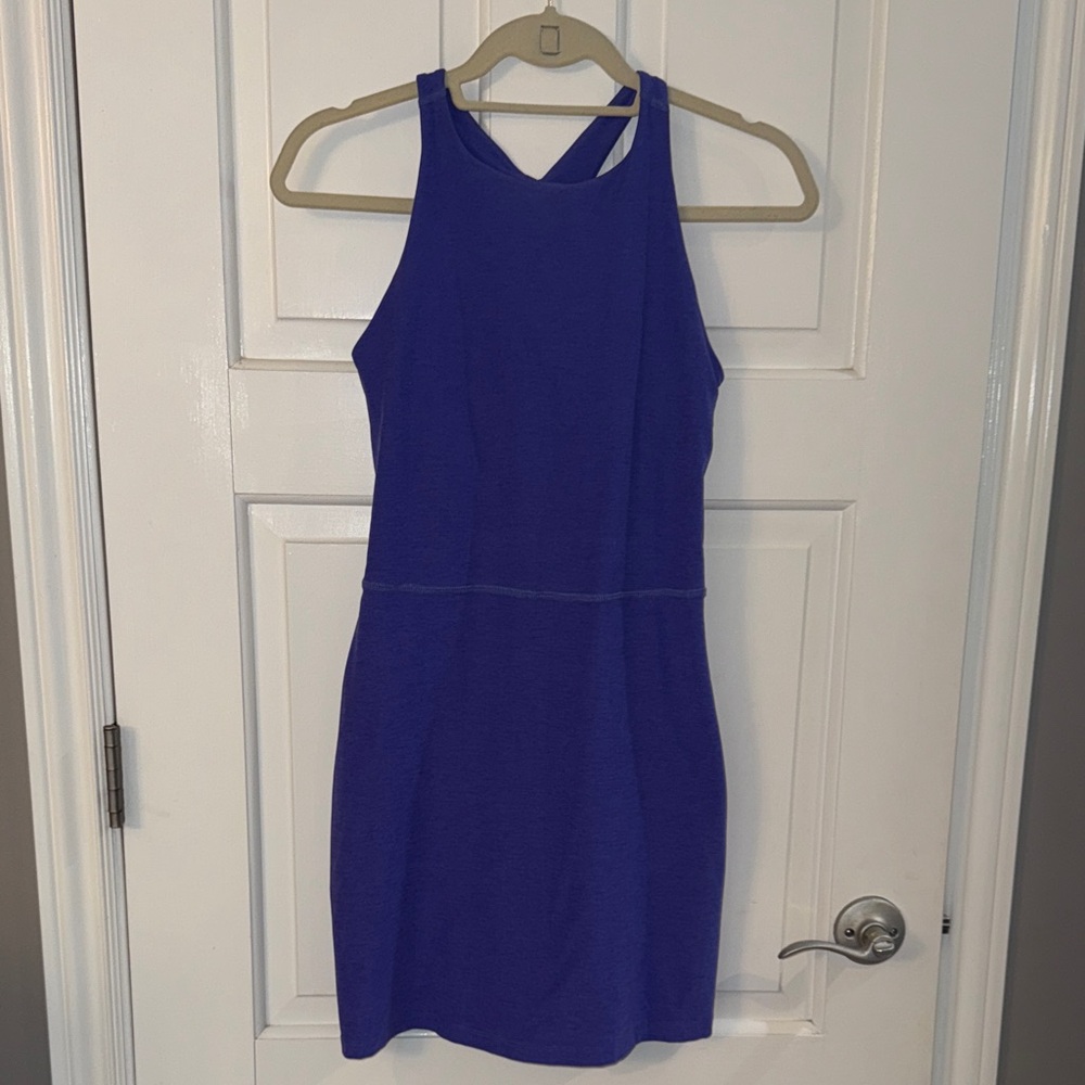 Beyond Yoga Royal purple  Mini Dress